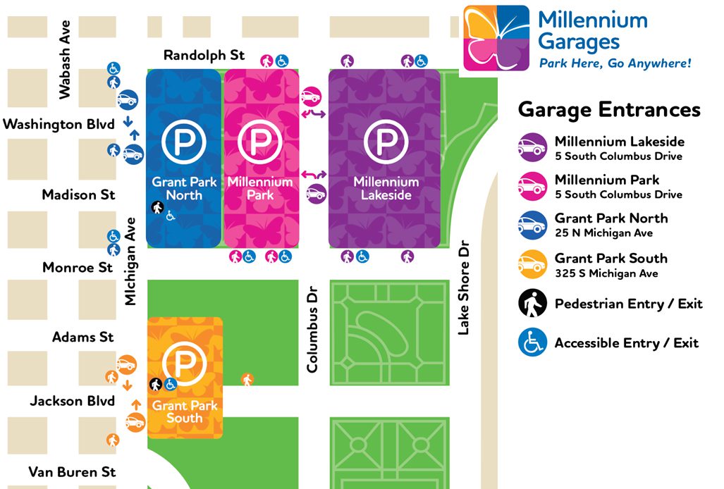 Millennium Garages Reserve Parking Online - Chicago Illinois | All Garages